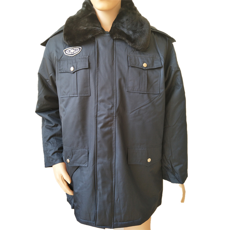 New ink green security multifunction large clothing male and female property short line of duty thickened anti-cold face cotton clothes