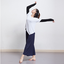 Modern dance loose practice clothes jacket irregular personality suit male and female students two-piece dance uniform yoga