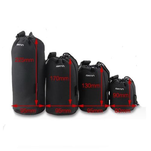Lens Bag Single Anti Camera Lens Sleeve Lens Barrel Lens Protection Bag Lens Bag High Elasticity 
