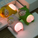 Q FART JUNJUN SWING SWING MILL Night Light Desktop Маленькие предметы распадаются симпатичную исцеляющую девушку исцеляющую подарок на день рождения