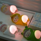 Q FART JUNJUN SWING SWING MILL Night Light Desktop Маленькие предметы распадаются симпатичную исцеляющую девушку исцеляющую подарок на день рождения
