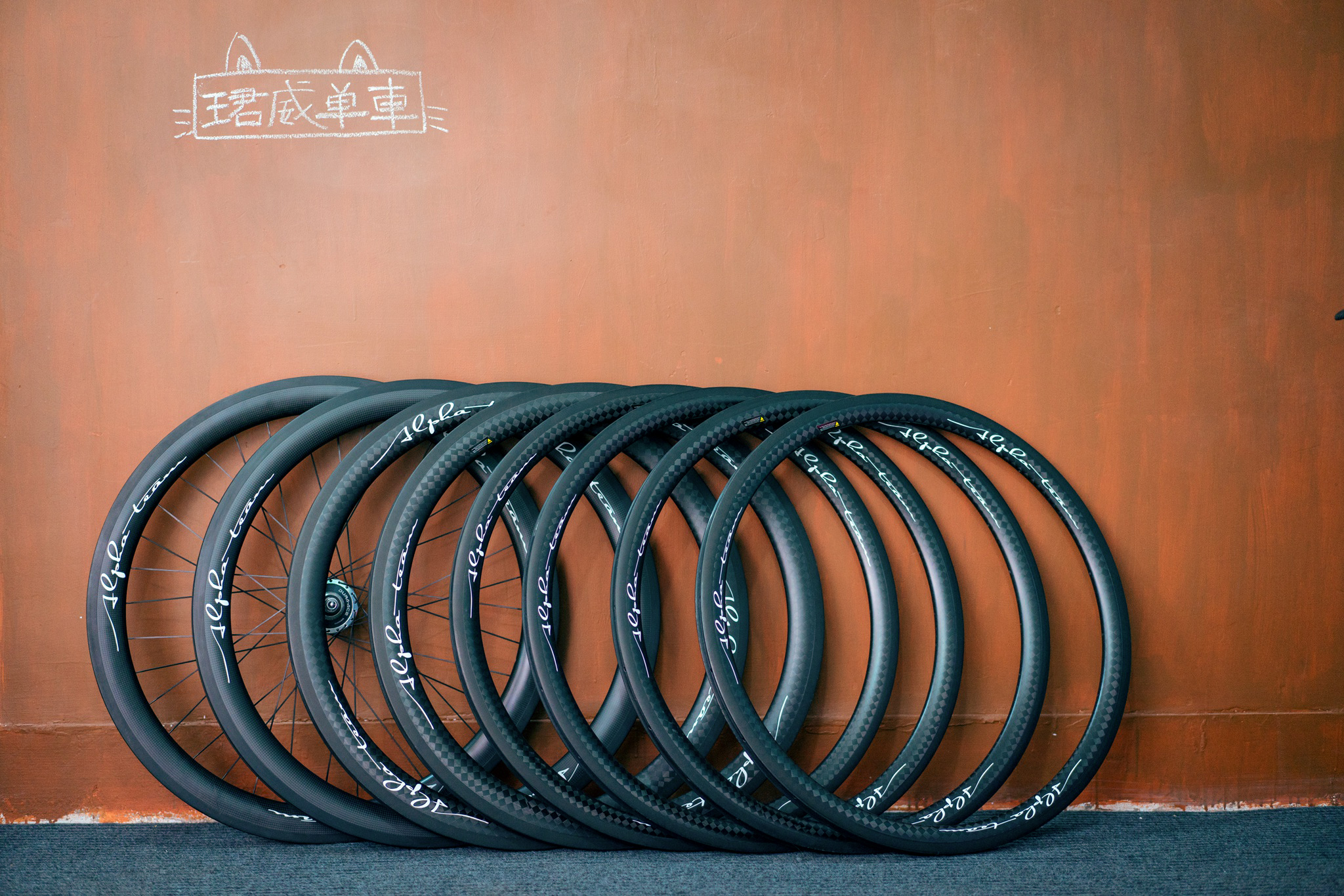 Roues de vélo cyclisme sur route ALPHA TEAM - Ref 2365671 Image 6