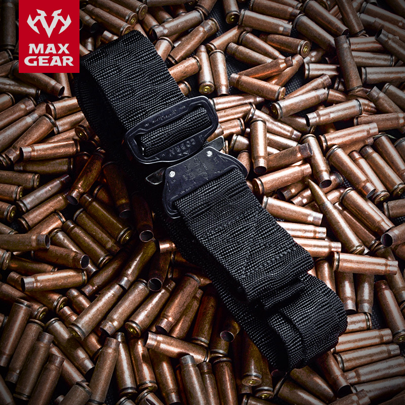 MAXGEAR Cobra Tactical Belt Men Military Fans Casual Nylon Automatic Buckle Special Thickened Outdoor Waist Seal