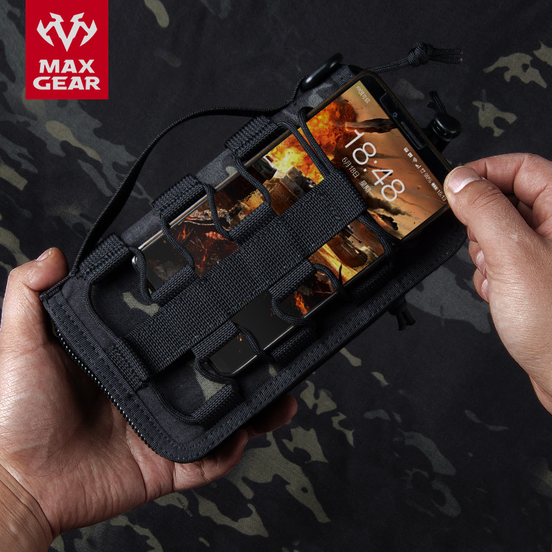 Maxgear Xuanwu Tactical Wallet Men's Clutch Bag Outdoor Large Capacity Military Enthusiast Wallet Phone Bag