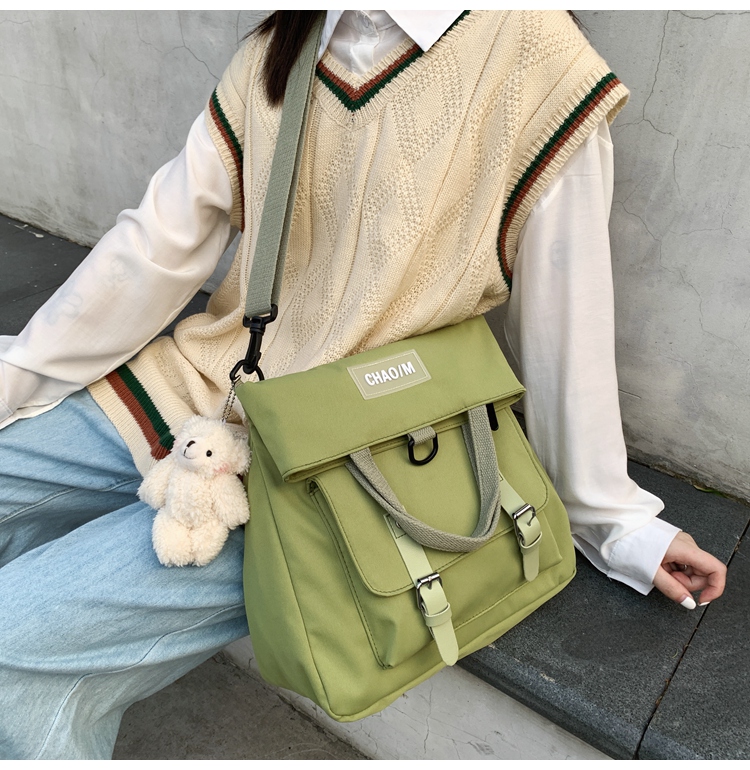 balo da đẹp cho nữ BuyU Dark Fragrance Backpack Nữ chống nước thiêu đốt Hàn Quốc Ulzzang Lar ba lo thoi trang ba lo thoi trang