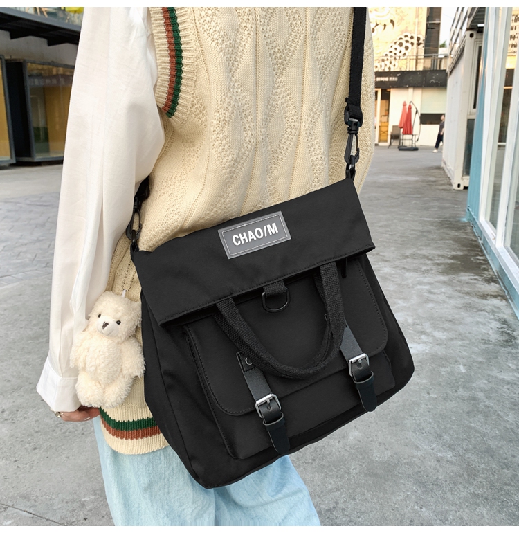balo da đẹp cho nữ BuyU Dark Fragrance Backpack Nữ chống nước thiêu đốt Hàn Quốc Ulzzang Lar ba lo thoi trang ba lo thoi trang