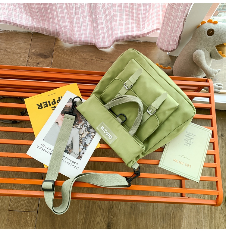 balo da đẹp cho nữ BuyU Dark Fragrance Backpack Nữ chống nước thiêu đốt Hàn Quốc Ulzzang Lar ba lo thoi trang ba lo thoi trang