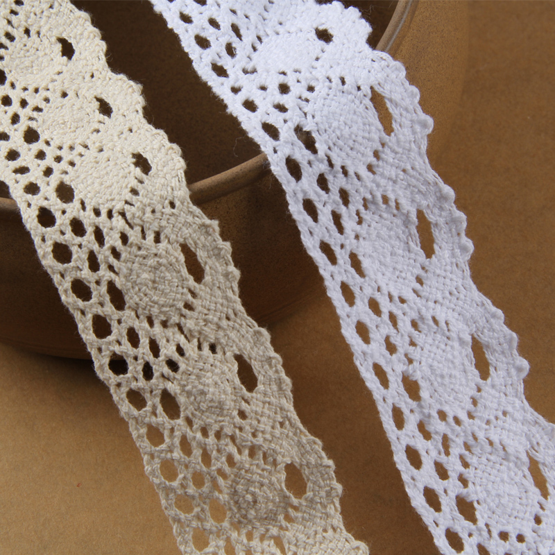 Lace Trim Accessories, High-End Hem Fabric, White Cotton Thread Tassels, Hollow Lace Trim, DIY Material Decorative Tape Lace Trim Accessories, High-End Hem Fabric, White Cotton Thread Tassels, Hollow Lace Trim, DIY Material Decorative Tape
