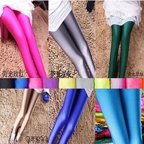 Color tight bottoming womens summer wear nine-point thin shiny stretch 9-point summer sub-trend