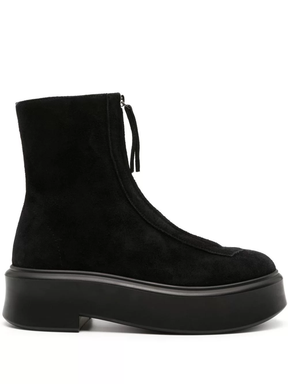 [非现货折扣] The Row Zipped Boot前拉链5厘米厚底靴