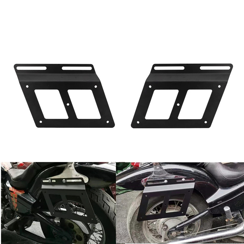 Motorcycle Accessories Retrofit Side Box Hang Bags Saddle Pony Metal Iron Anti Wear Side Pack Protective Bracket Universal-Taobao