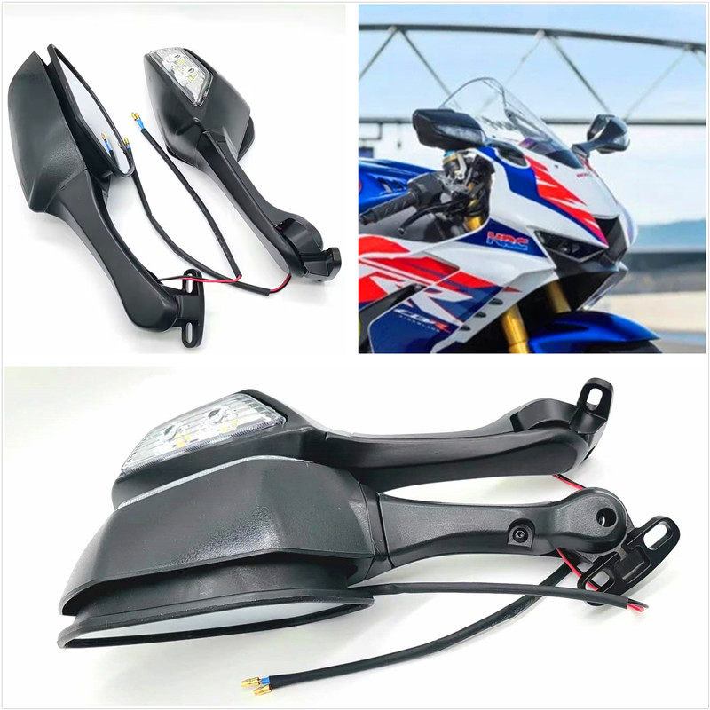 Wholesale Applicable Qianjiang 22-25 Sai 600 Sai 550S Sai 800 Motorcycle Modified with Light Daniel Rearview Mirror