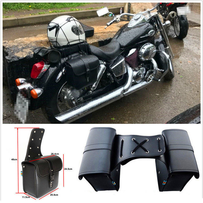 Vintage motorcycle side bag hanging bag Harley Harley motorcycle modified car Cruise car side box side bag hanging bag tool bag