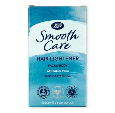 New British Boots Smooth Care Rinse Agent 25ml 2 Facial Hair Lip