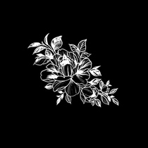 Vegetarian flower shoulder tattoo stickers Chest sexy big picture floral stickers for women waterproof long lasting