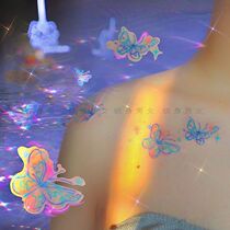 New Juice tattoo stickers cartoon ins Wind butterfly retro personality waterproof and lifelike tattoo stickers