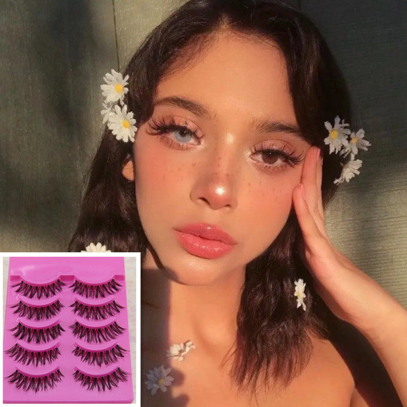 New products in Europe and America New Pinins blogger punk windbreak eyelashes lengthen thick and dense blogger all with a good looking root root