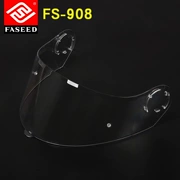 Từ Ý Mũ bảo hiểm FASEED Mũ bảo hiểm xe máy FS-908 mũ bảo hiểm đầy đủ mặt ống kính đầu máy ống kính bóng râm HD - Xe máy Rider thiết bị