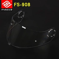 Từ Ý Mũ bảo hiểm FASEED Mũ bảo hiểm xe máy FS-908 mũ bảo hiểm đầy đủ mặt ống kính đầu máy ống kính bóng râm HD - Xe máy Rider thiết bị đồ bó gối