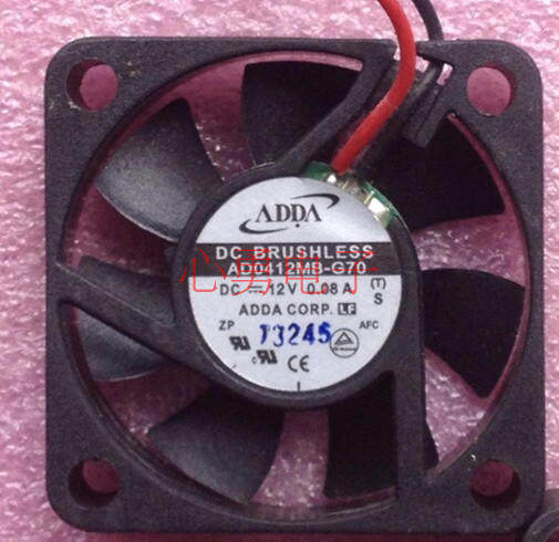 Originally installed ADDA coed heat dissipation fan AD0412MB-G70 DC12V 0 08A 4010 4010