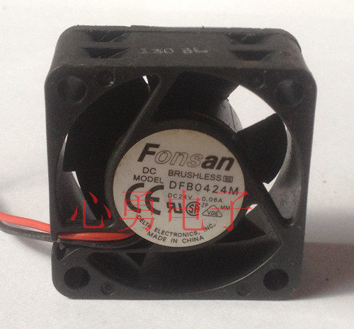 Original Delta Data Cooling Fan DFB0424M DC24V 0 06A 2 line 4020