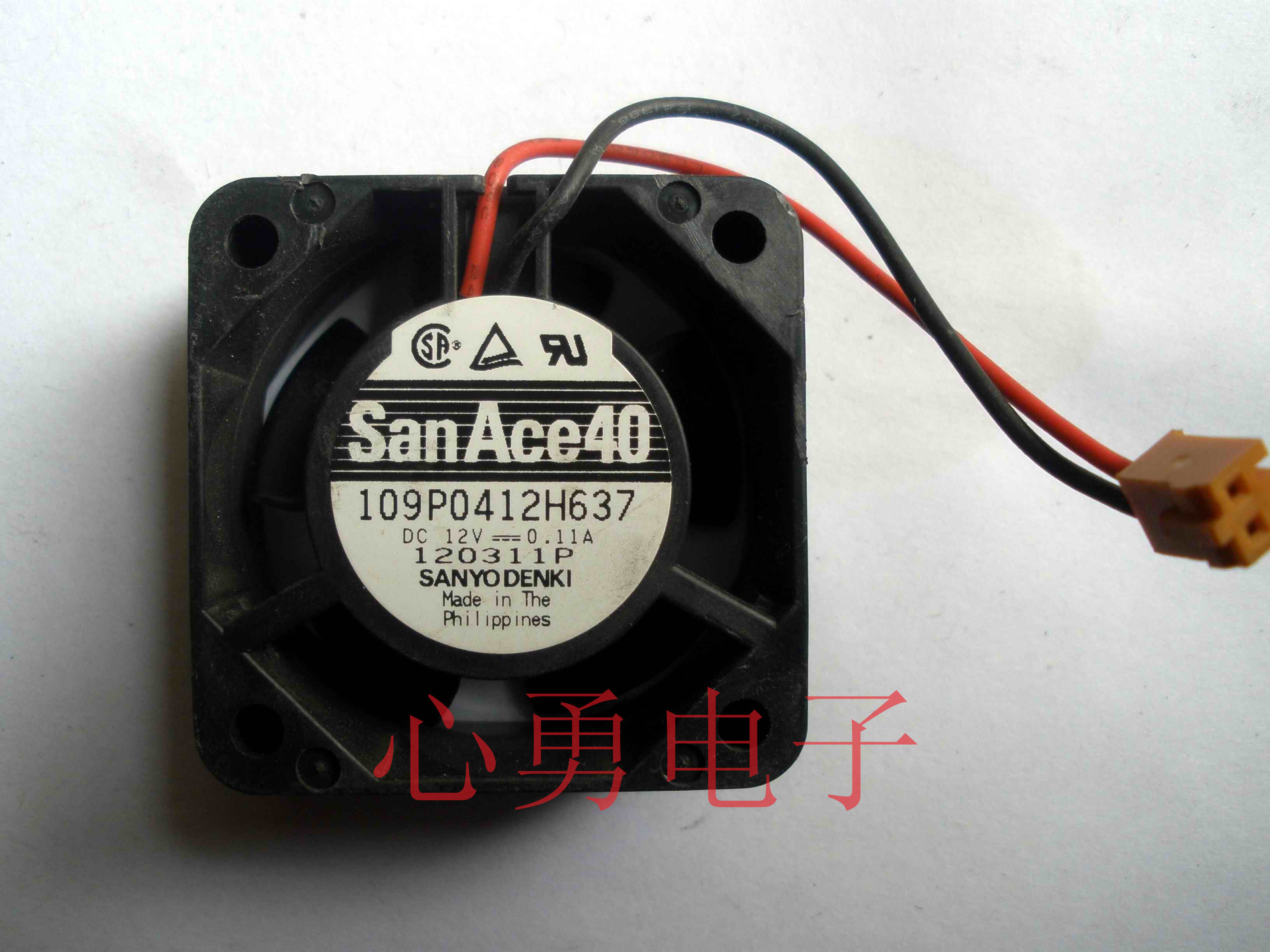 Original installation Sanyo Sanyo radiating fan 109P0412H637 DC12V 0 11A 4020 4020