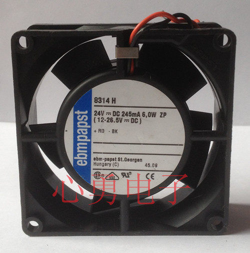 Original fit PAPST West German heat dissipation fan TYP 8314H DC24V 6W 245mA 8032