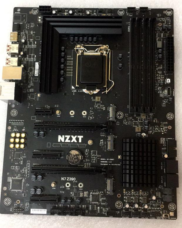 NZXT N7 Z390 supports 9th generation CPU 1151 RGB magic lighting effect computer motherboard