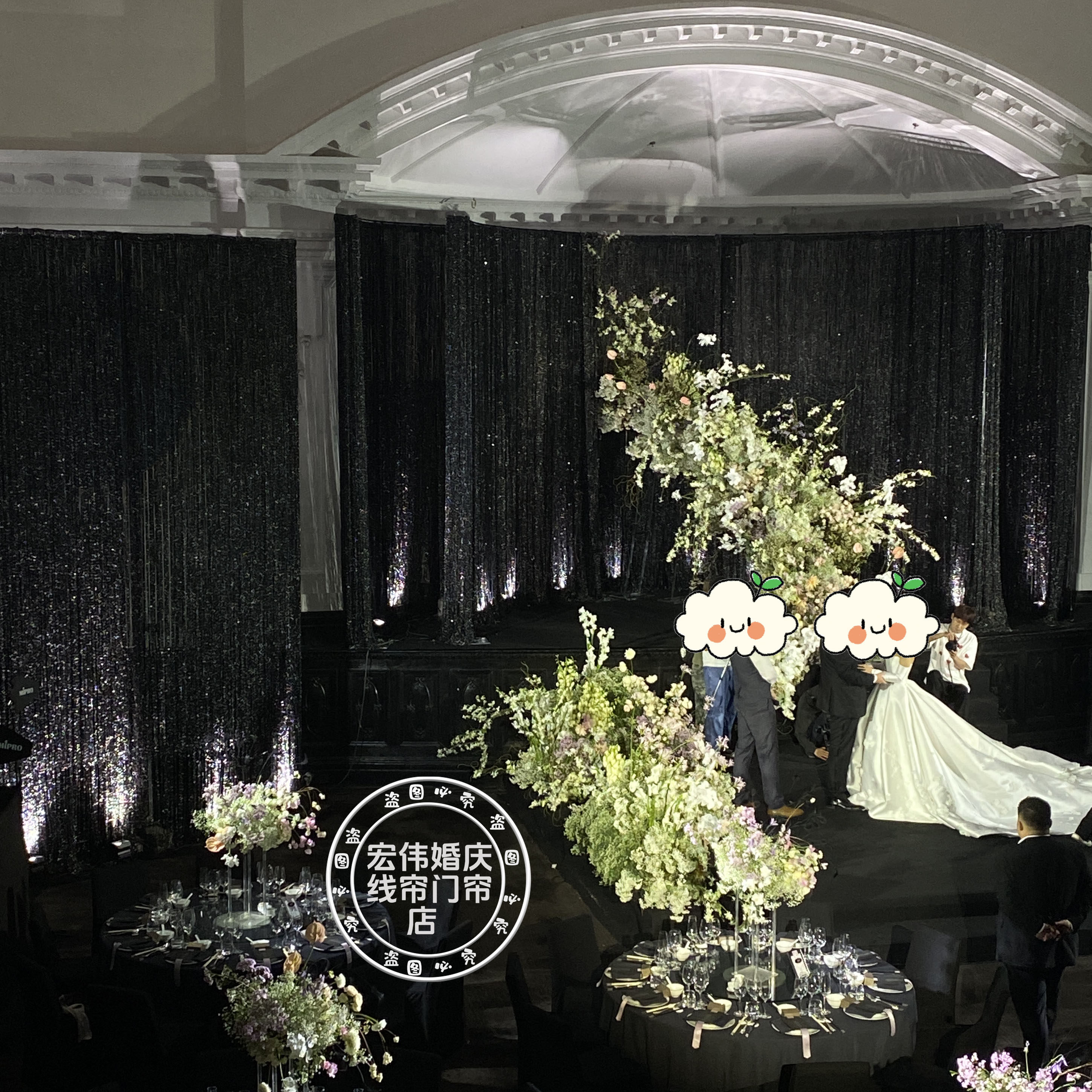 台北花店小殼手作-婚禮佈置 | 喜帖設計 | 台北婚佈推薦 - Bouquet 黑| 黑色玫瑰花捧花小紅書爆紅款鮮花捧花, image size:2898x2898