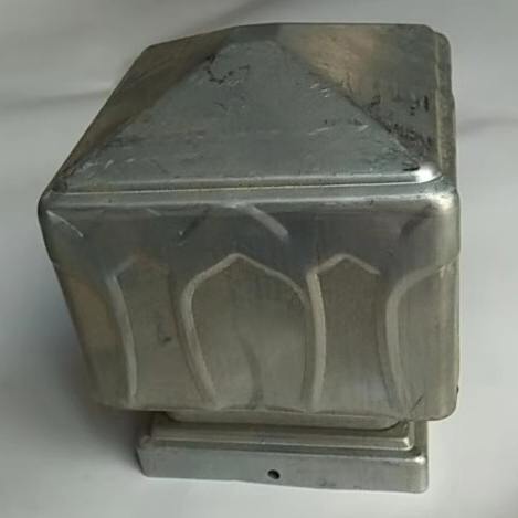 Lotus stigma 100*100 square tube decorative stigma pipe cap wrought iron luxury stigma 100 square column cap