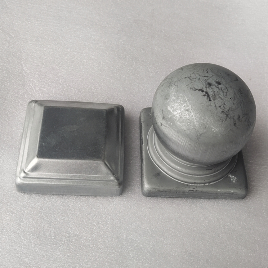 Wrought iron accessories Sealing cap Square tube cap Type nut Top cover Choke plug Fence fence Pipe cap Column cap Stigma Round ball semicircular iron