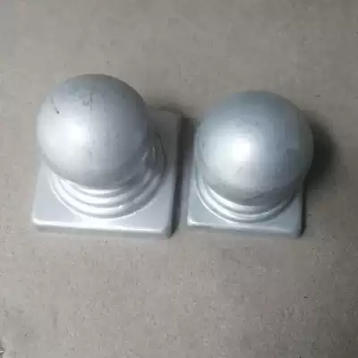 Iron fittings stigma wrought stigma stamping stigma square tube cap iron flower iron fittings stigma hollow ball iron flower