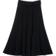 Thickened wool knitted skirt for women, autumn and winter mid-length elegant retro versatile design A-line large hem umbrella skirt
