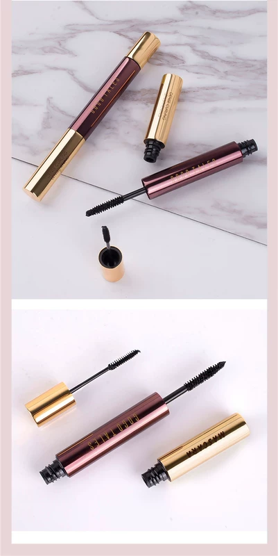 Câu chuyện Gogo đôi đầu lớn mắt mascara không thấm nước dài uốn cong mã hóa dài mascara đầu cọ nhỏ - Kem Mascara / Revitalash