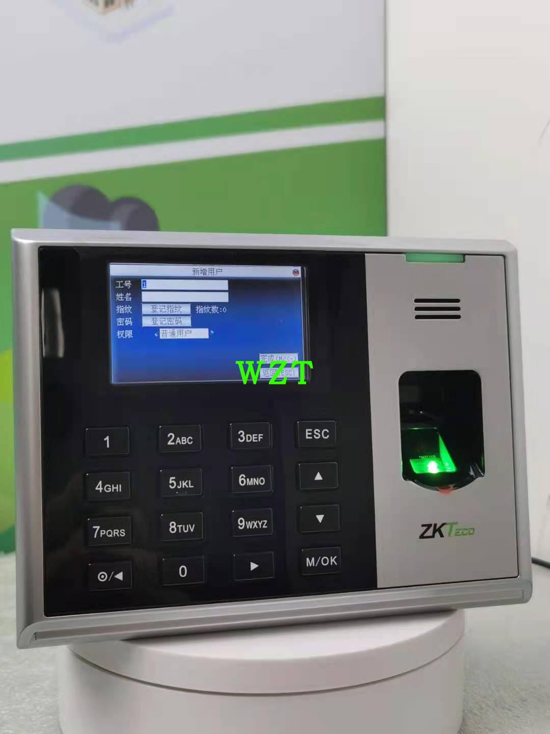 Central control K200 fingerprint punch clock Xiamen one finger pass K200T K100T K300 with wide area network BS system