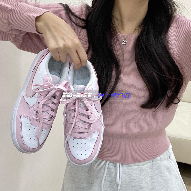 обувь на тонкой подошве ( для скейтборда ) 向往体育nike耐克court新款春夏女子小dunk小空军板鞋 hv1804-121