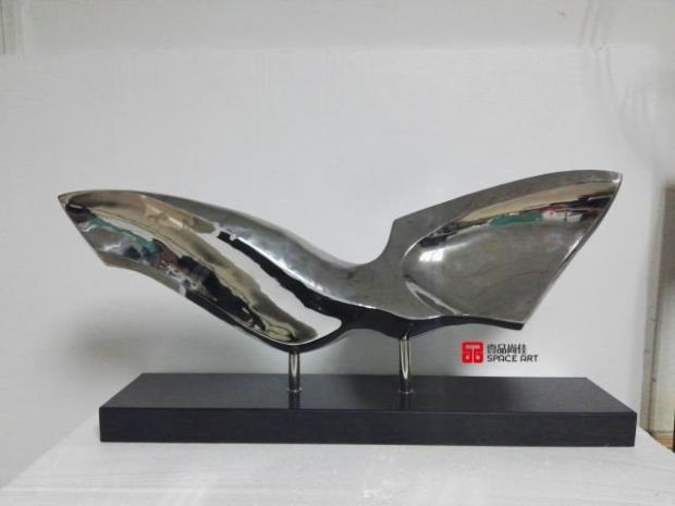 Iron Art Deco Stainless Steel Forged Sculpture Decorations Abstract Pendulum Pieces Artwork Metal Craft Gift Swaying front swing pieces