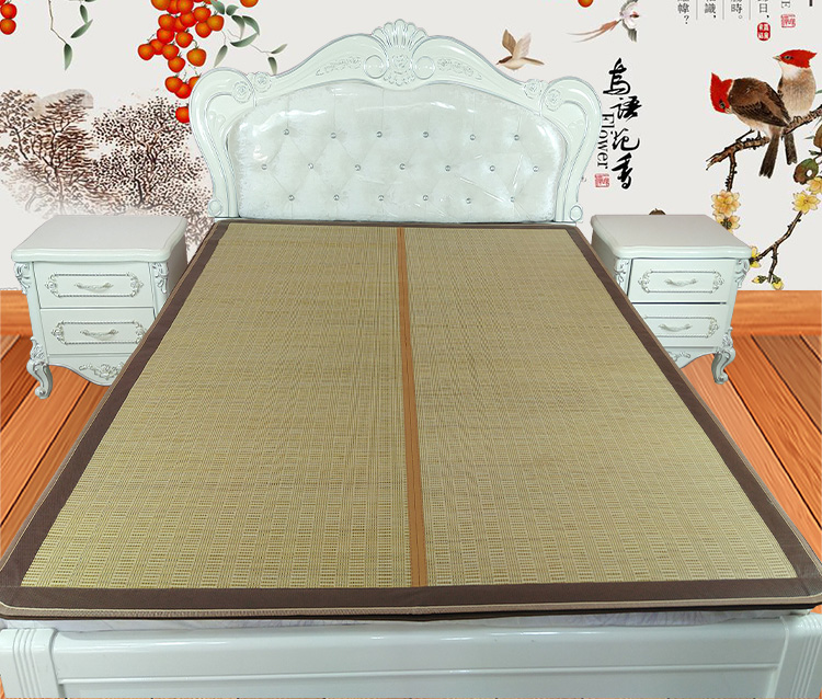 1.8m gấp thảm giường hè mat hai mặt 1,5m rửa mat mat mat mây - Thảm mùa hè chiếu mành tre