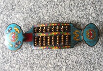 Antique Antique pure brass wishful thinking Cloisonne Wufu Ruyi baby ornament Old copper wishful thinking