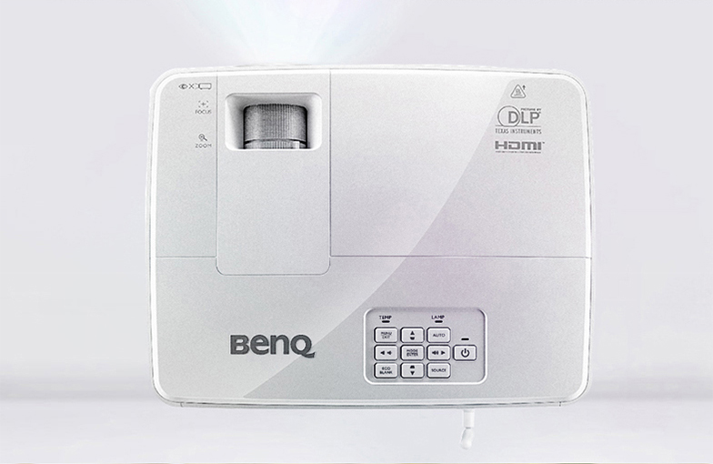 Máy chiếu điện thoại di động BenQ EQ hỗ trợ 1080P HD rạp hát tại nhà nhỏ cầm tay không dây WiFi thương mại văn phòng hội nghị kinh doanh đào tạo giảng dạy máy chiếu tường 3D - Máy chiếu