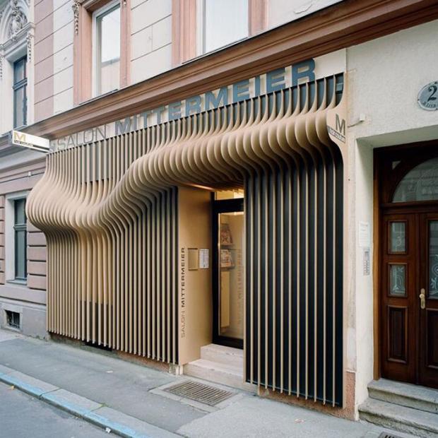 Curved aluminum square pass suspended ceiling Wavy strip partition background wall Decorative profile square tube U concave and convex groove square tube