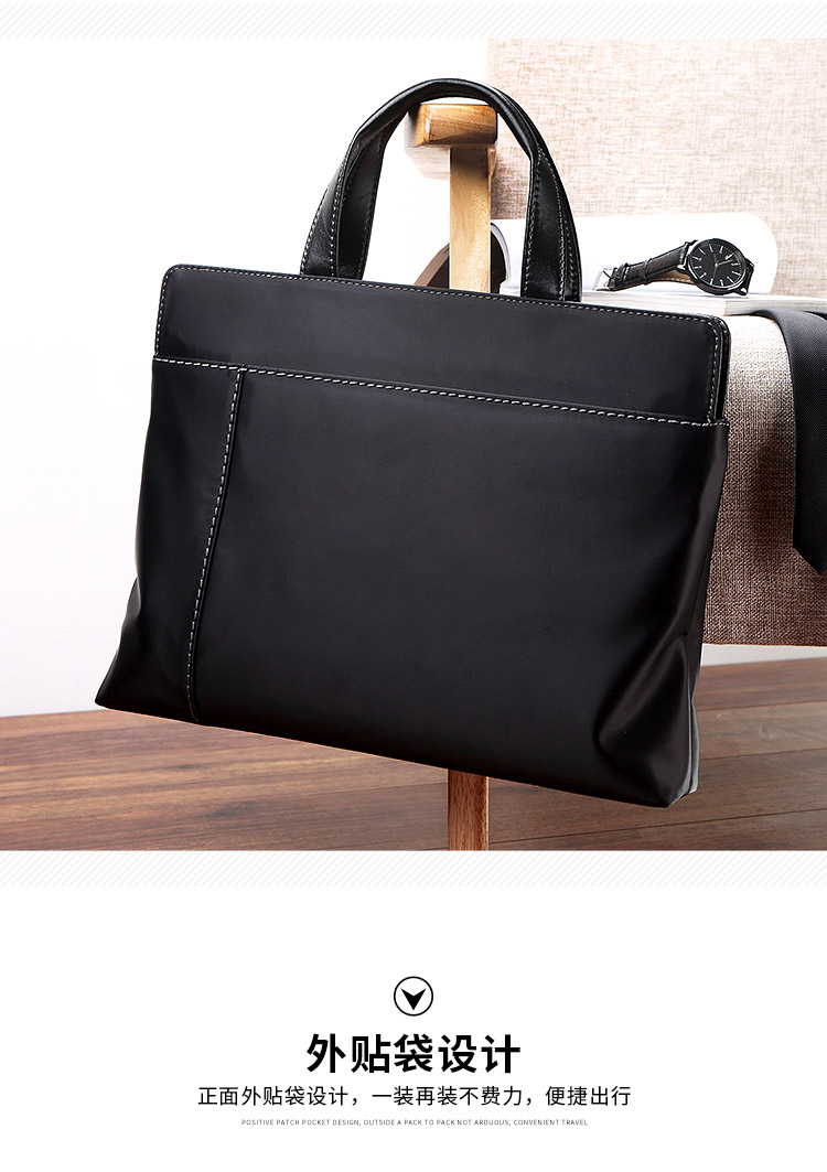Túi xách nam kinh doanh túi xách nam đơn giản vai túi thủy triều Messenger túi lớn vải canvas Oxford vali nam - Túi của con người túi xách charles & keith
