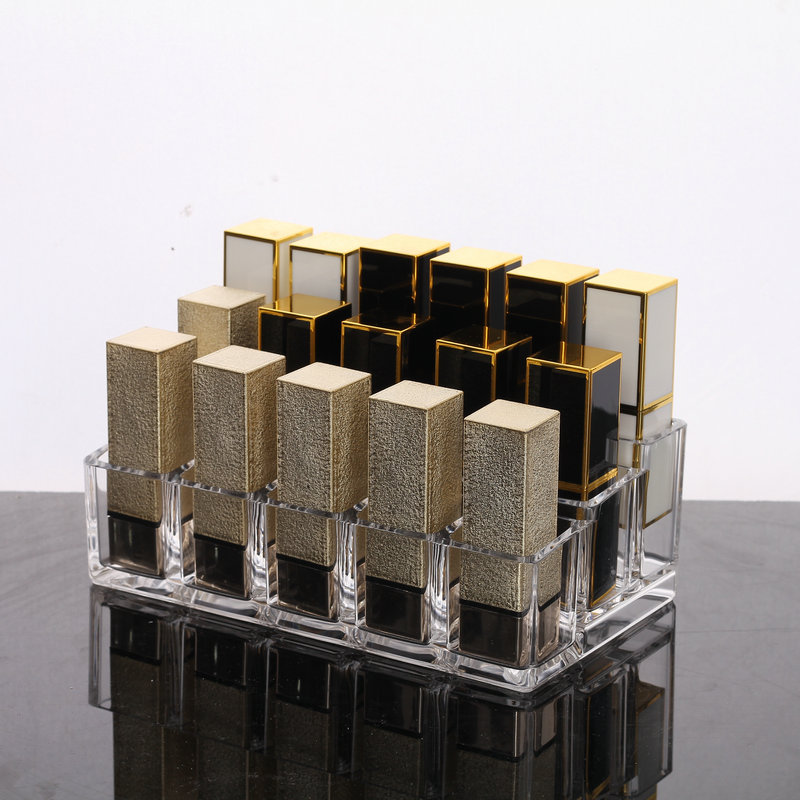 16格亚克力口红架展示架 唇膏收纳盒大格子口红架3ce小羊皮口红架