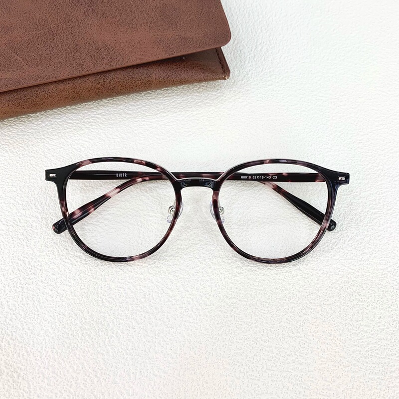 52mm Ultra-Light Tr Material Round Frame with Nose Pads, Adjustable, Can Modify the Appearance of the Face, Can Be Fitted with Prescription Lenses 52mm Ultra-Light Tr Material Round Frame with Nose Pads, Adjustable, Can Modify the Appearance of the Face, Can Be Fitted with Prescription Lenses