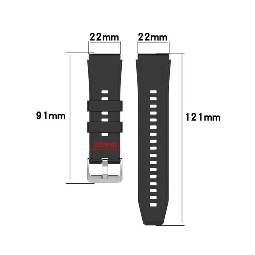 Huawei, ремешок для часов, силиконовый браслет, 22mm, 20mm