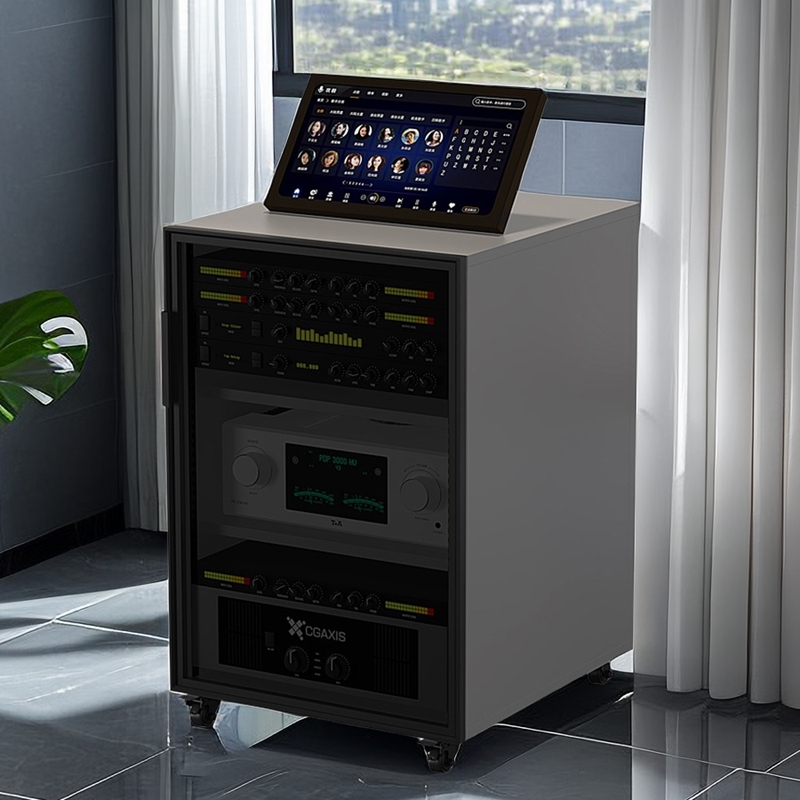 Danlemeck amplifier cabinet wooden mobile cabinet