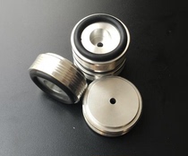 Full aluminium silver white speaker damping footrest full aluminum machine foot tripod shock-proof foot (44X17mm)