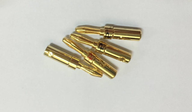 American Budweib Gilded Banana Hair Burn Grade Power Amplifier Sound Box Plug Sound Wire Joint Free