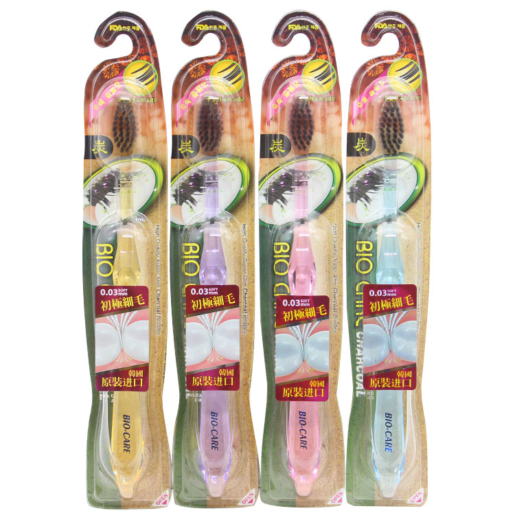 20 from 4 Korea imported crystal small head nano soft hair toothbrush Adult household toothbrush single