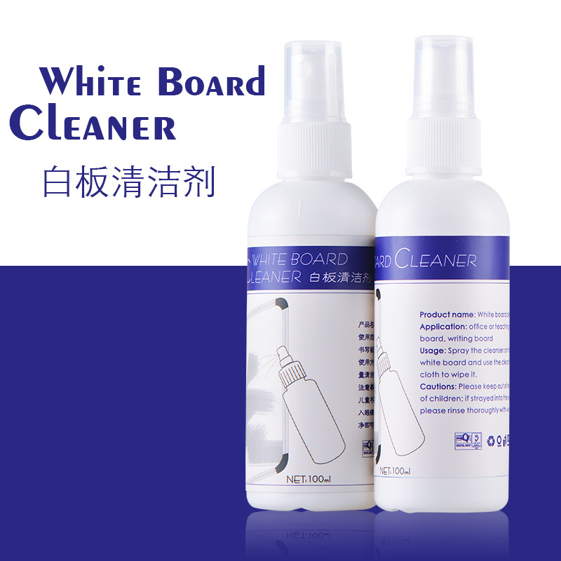 Blackboard Writer Whiteboard Cleaner Spray Stick Handle Cleaning Agent Easy to Clean Whiteboard Pen Cleaning Agent